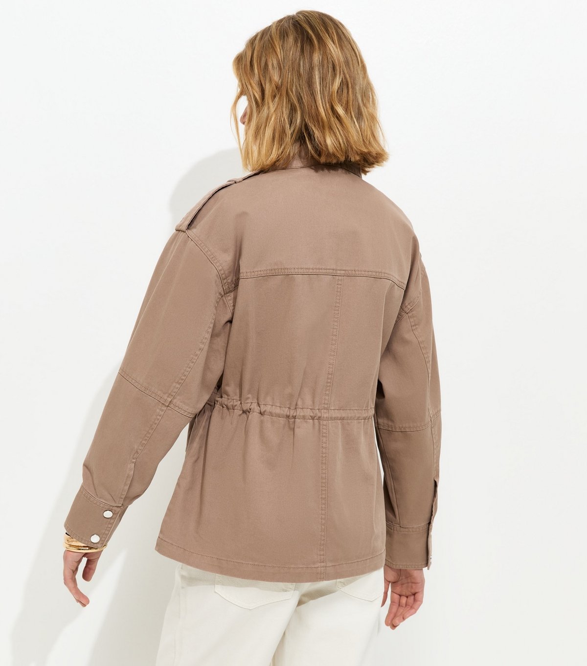 New Look Women's Mink 4 Pocket Shacket New Look - 4