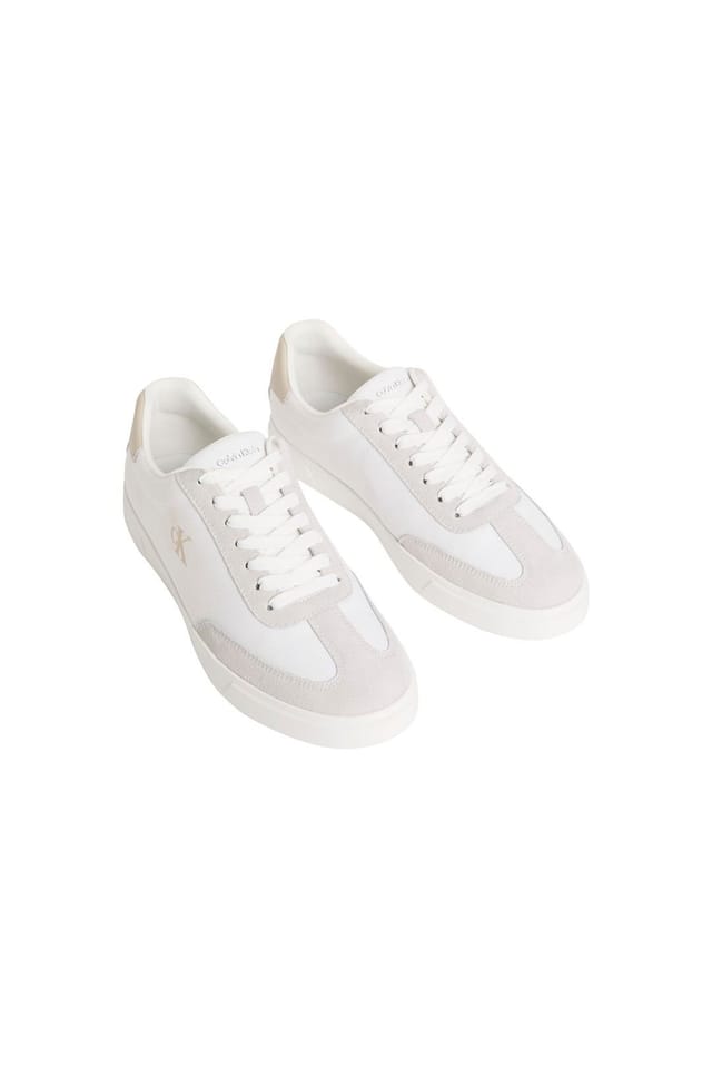 Calvin Klein Calvin Klein Men's Low Prof Cupsole Cv Bright White/Oatmeal in White - 2