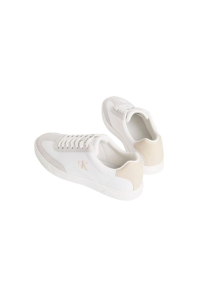 Calvin Klein Calvin Klein Men's Low Prof Cupsole Cv Bright White/Oatmeal in White - 3