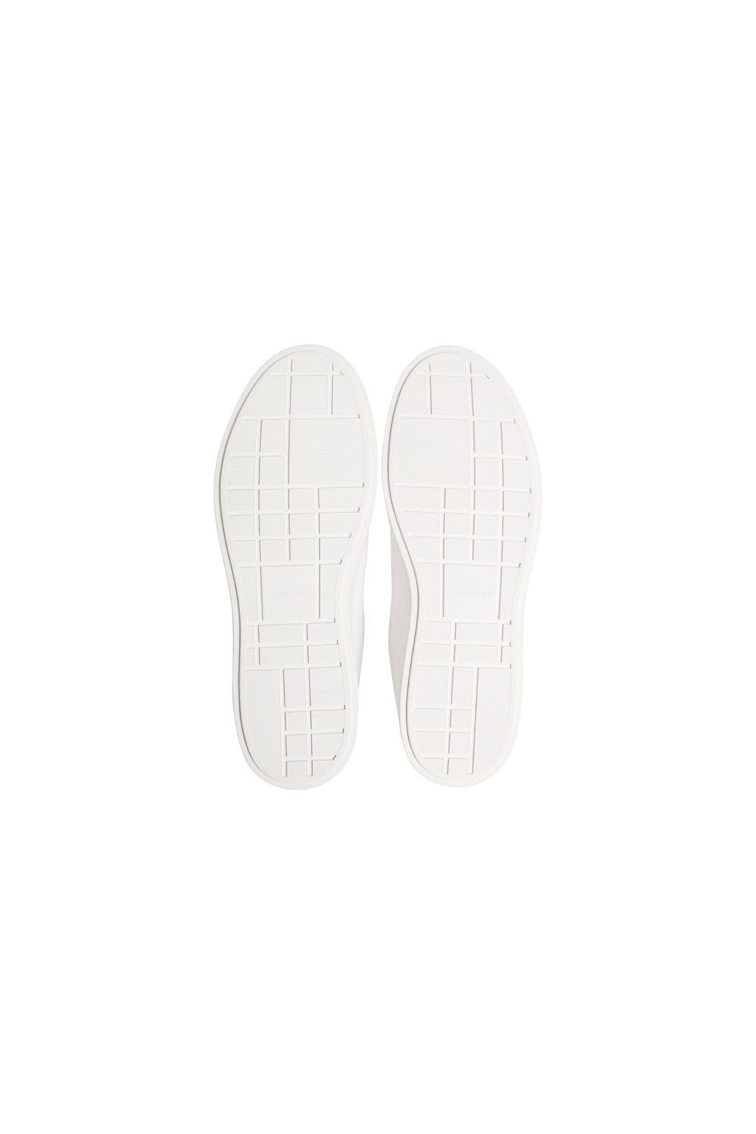 Calvin Klein Calvin Klein Men's Low Prof Cupsole Cv Bright White/Oatmeal in White - 4