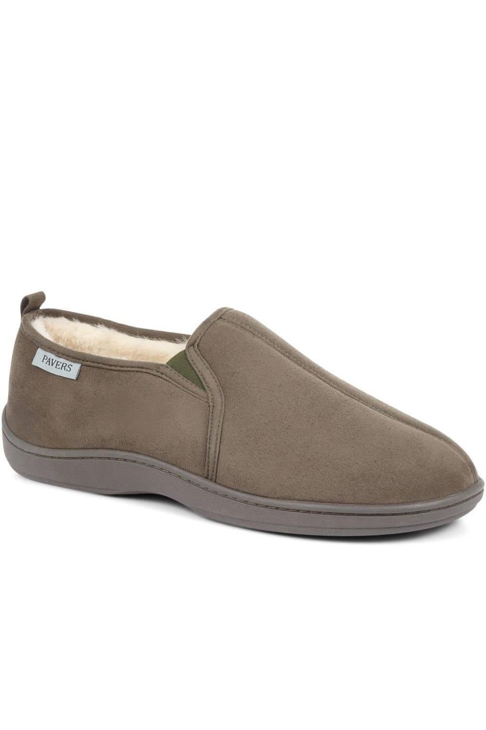 Pavers Pavers Men's Comfy Antibacterial Slippers in Olive