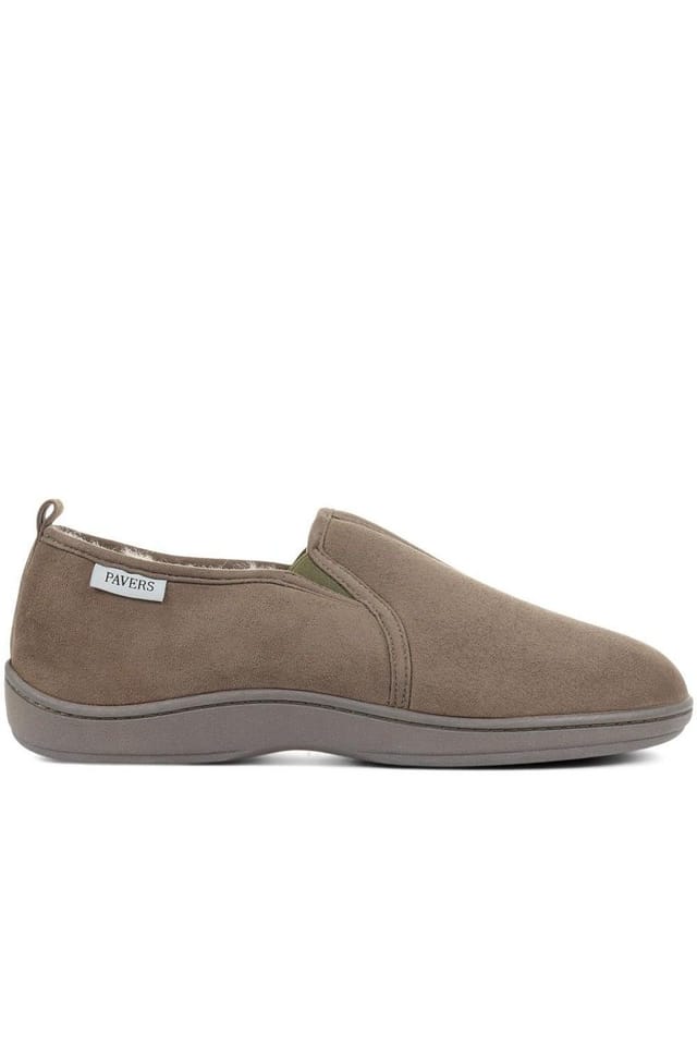 Pavers Pavers Men's Comfy Antibacterial Slippers in Olive - 2