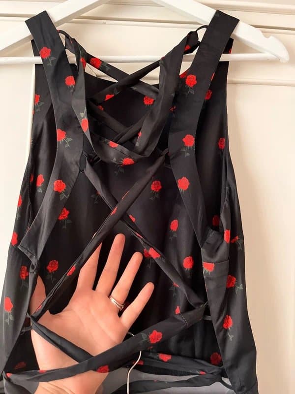 Never Fully Dressed Never fully dressed laced sateen maxi dress