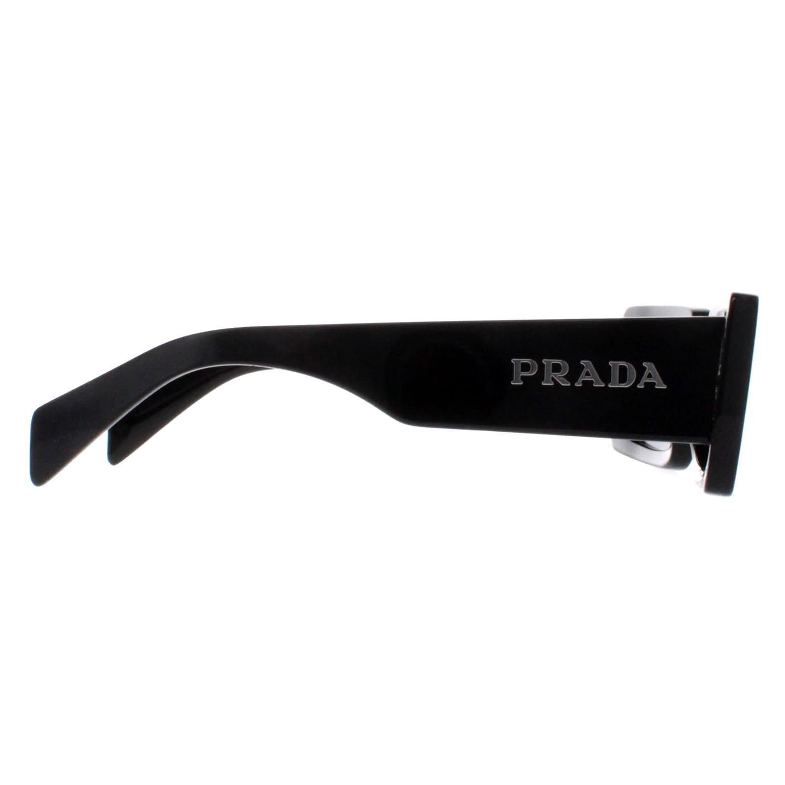 Prada Prada Women's Rectangle Black Dark Grey PRA07S - 4