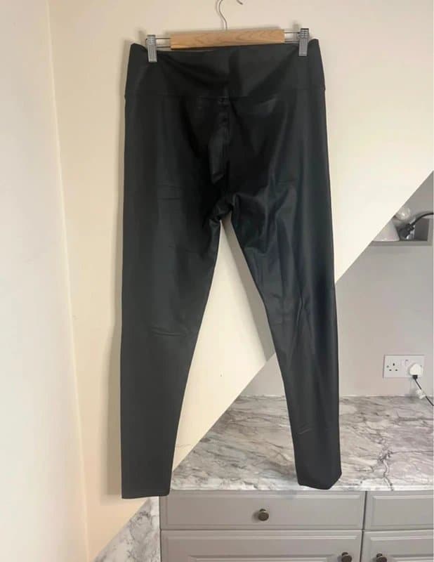 You & Me You & Me Paris Leather Coated Fleece Lined Leggings Size 14-16 New with Tags