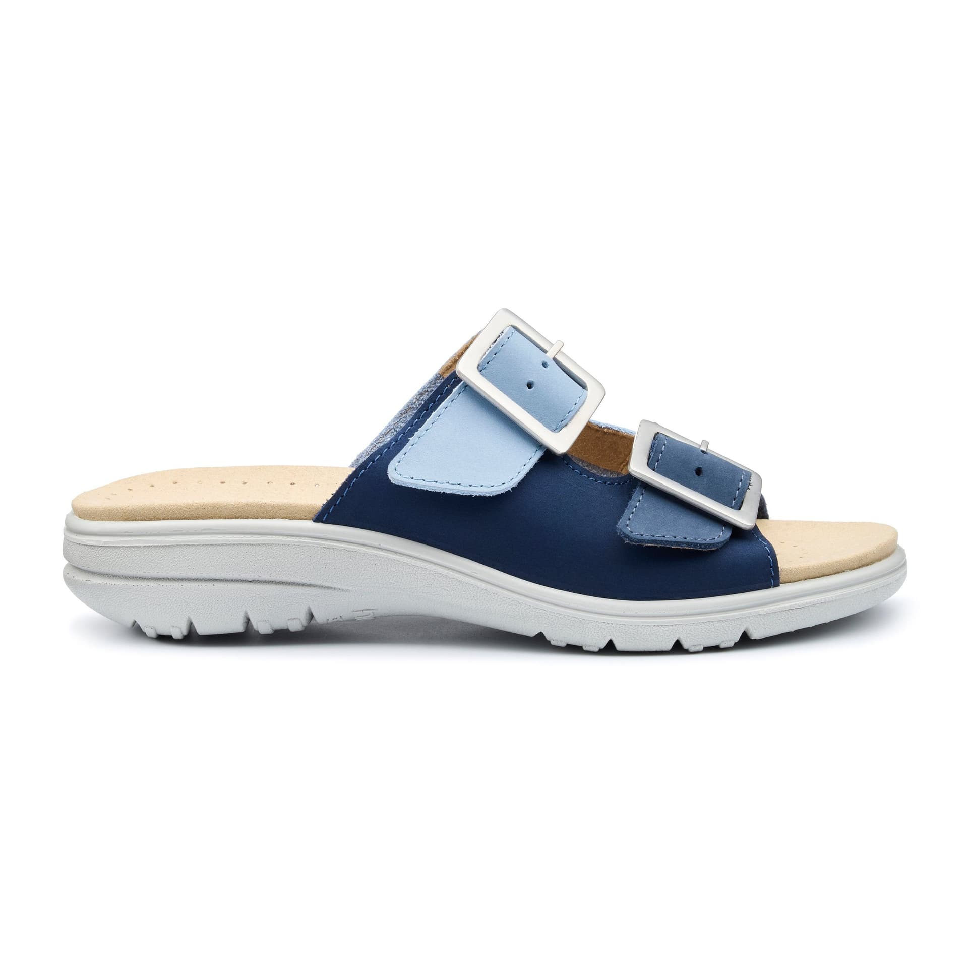 Hotter Hotter Women's 'Sunny' Nubuck Sandals in Dark Navy