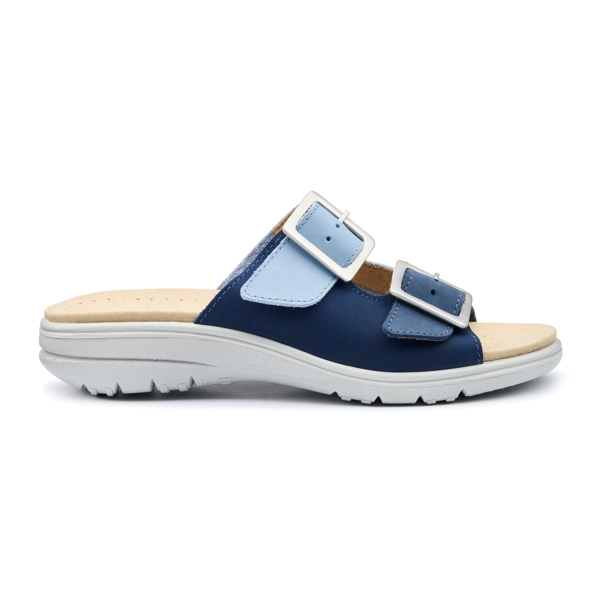 Hotter Hotter Women's 'Sunny' Nubuck Sandals in Dark Navy - 1