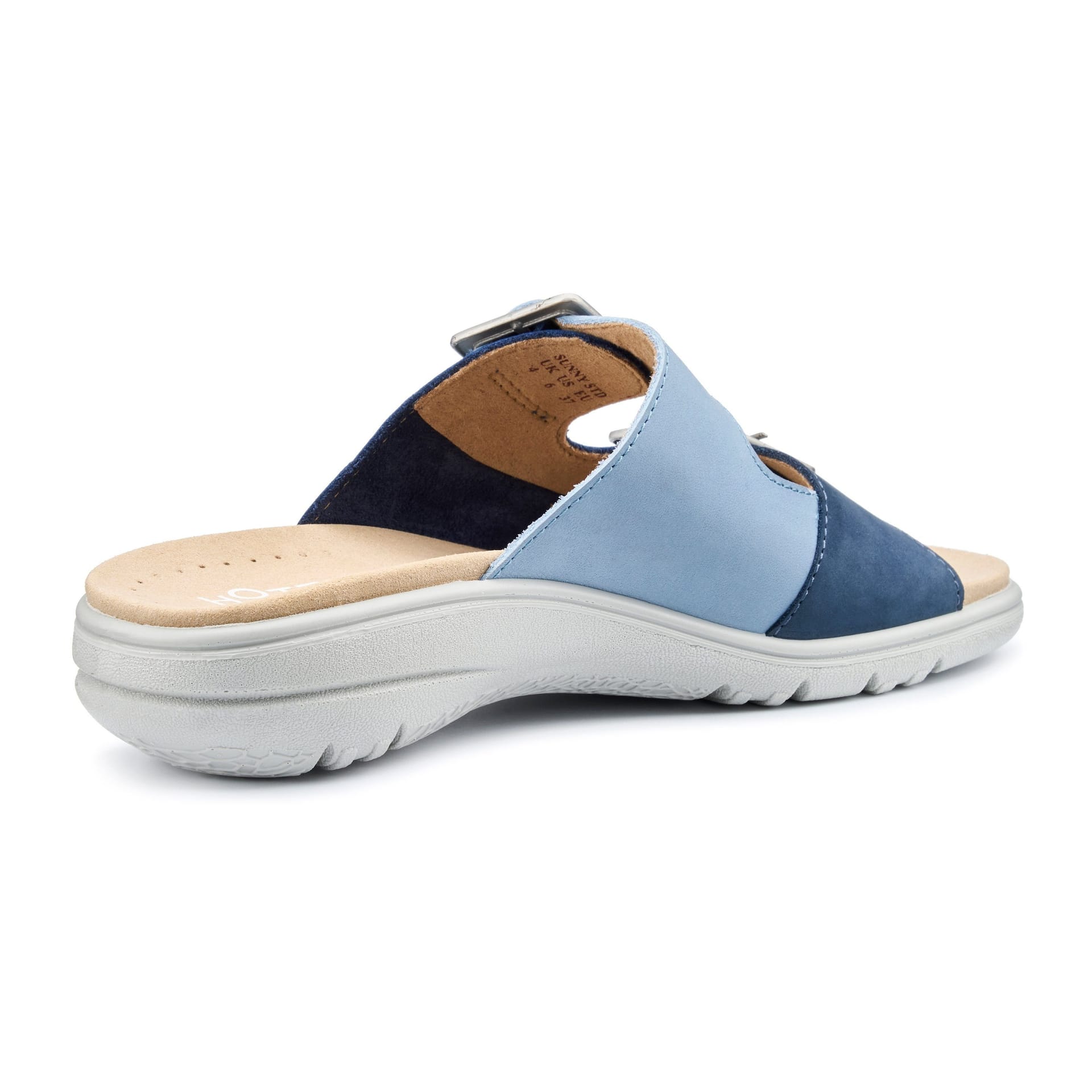 Hotter Hotter Women's 'Sunny' Nubuck Sandals in Dark Navy - 4