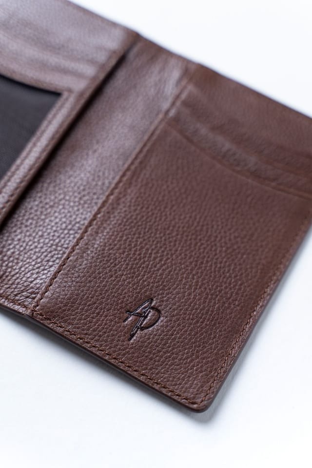 Alexander Pace Alexander Pace Men's 'Oxford' Small Leather Wallet in Brown - 3
