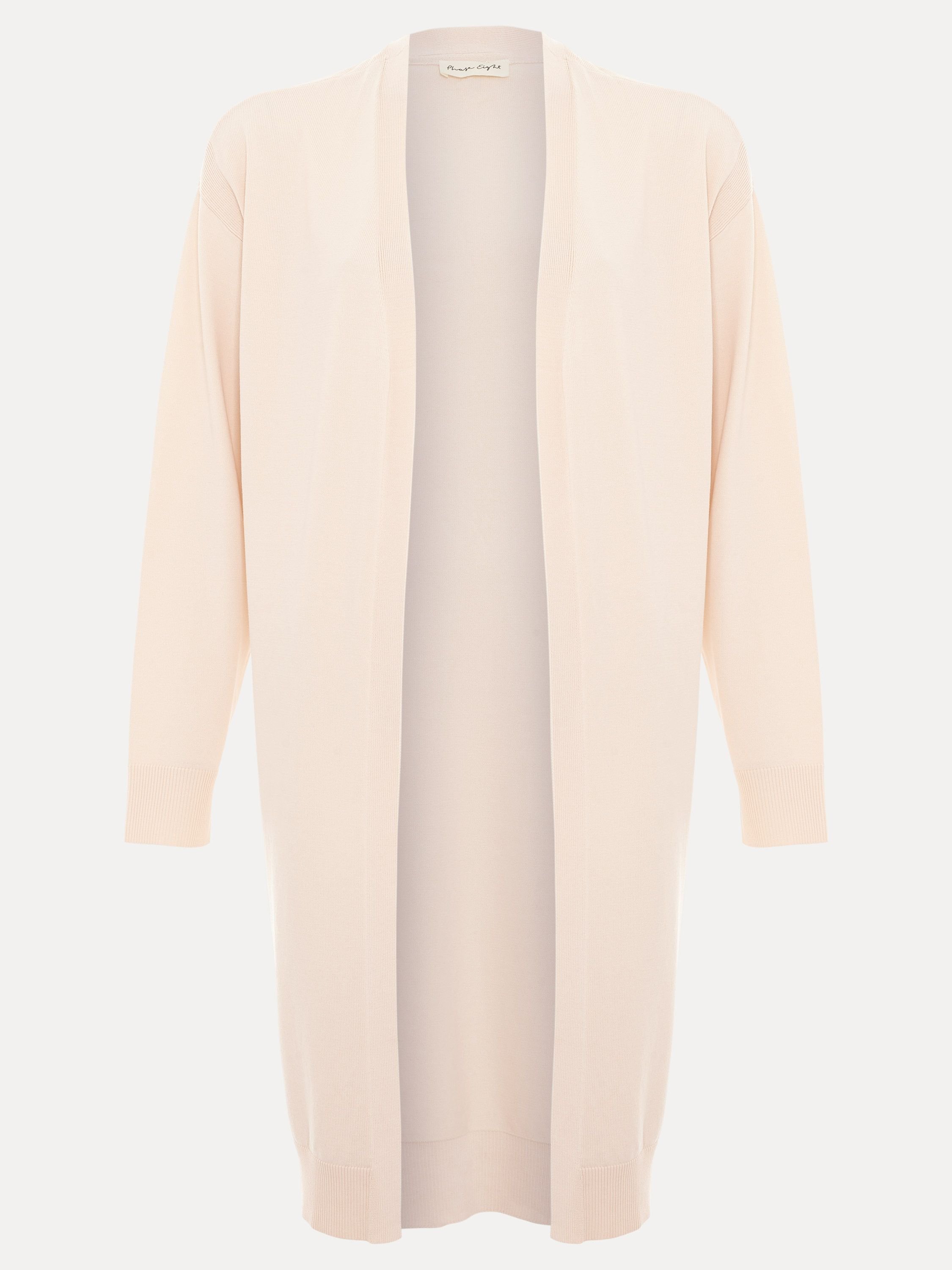 Phase Eight Phase Eight Women's Sabrina Longline Open Front Cardigan in Cream - 2