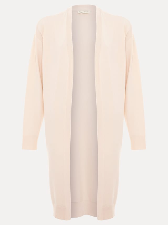 Phase Eight Phase Eight Women's Sabrina Longline Open Front Cardigan in Cream - 2