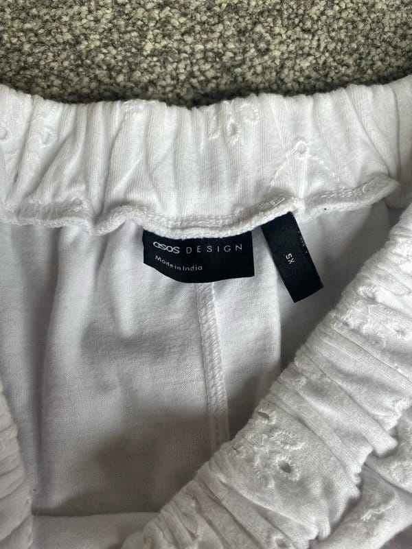 ASOS White tiered skirt - 1