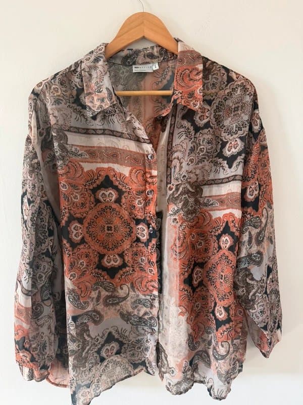 ASOS ASOS chiffon button shirt