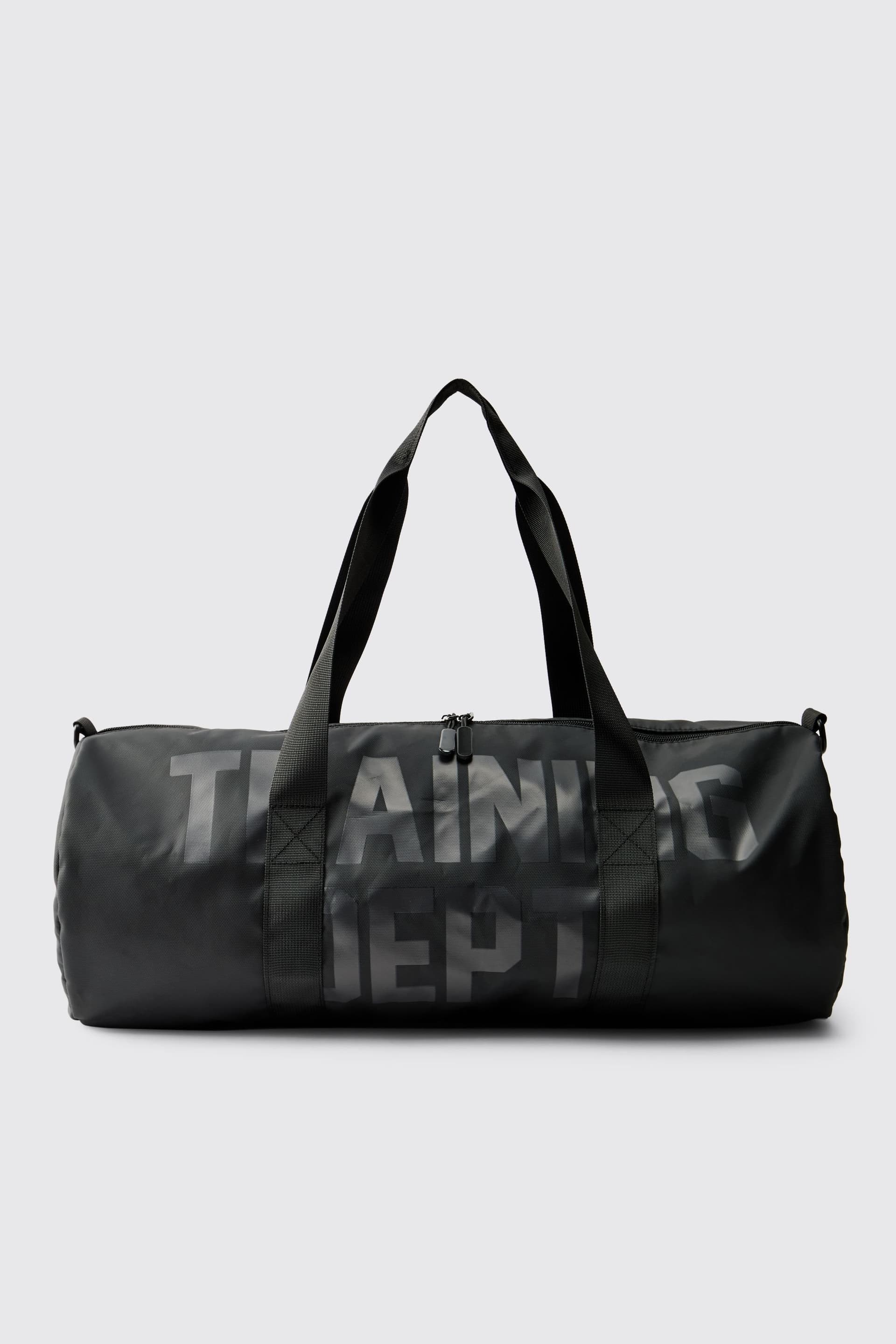 Training Dept. Training Dept. Men's Large Scale Tonal Barrel Bag in Black