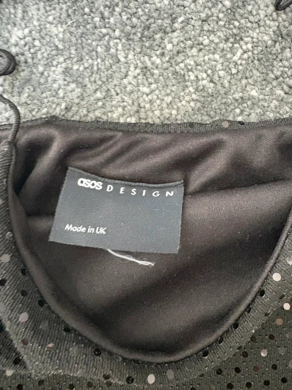 ASOS Black sequin cami