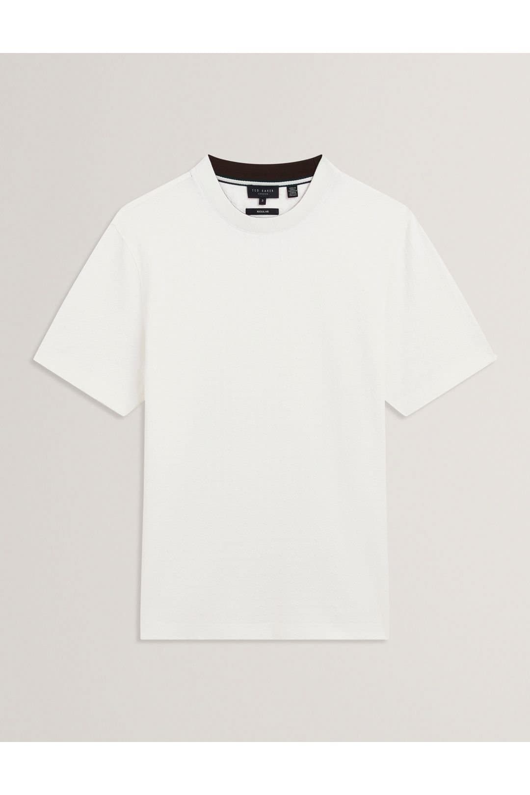 Ted Baker Ted Baker Men's ELDONNSS Textured T-Shirt White