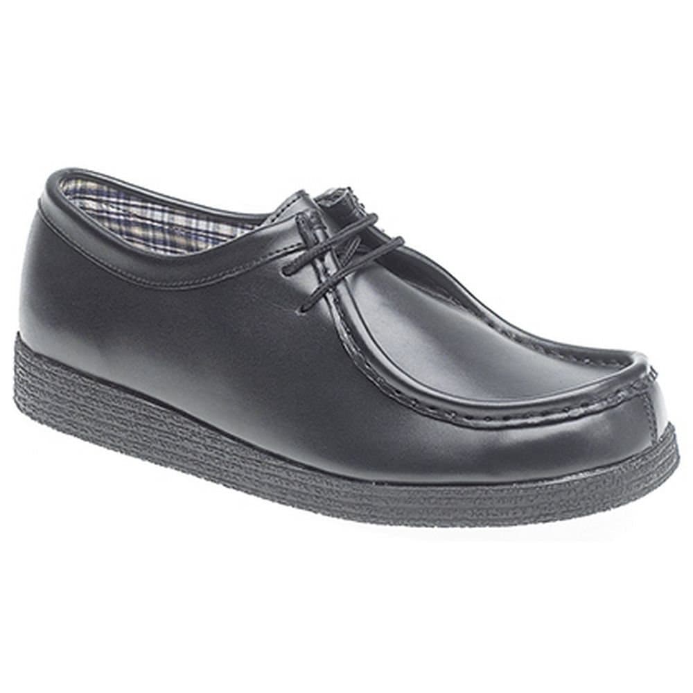 Route 21 Route 21 Men's Coated Leather Apron Para Shoes in Black