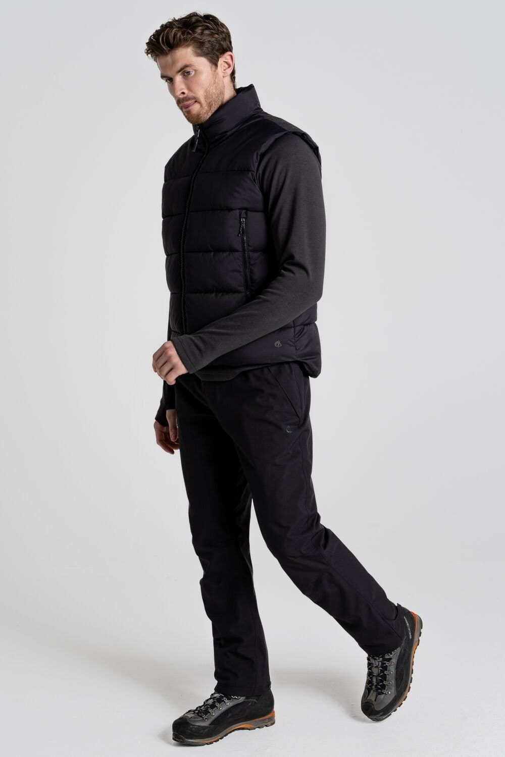 Craghoppers Craghoppers Men's 'Expert Kiwi' Waterproof Thermo Trouser in Black - 4