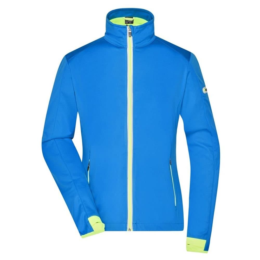 James and Nicholson James and Nicholson Women's Sports Soft Shell Jacket in Bright Blue