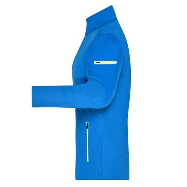James and Nicholson James and Nicholson Women's Sports Soft Shell Jacket in Bright Blue - 3