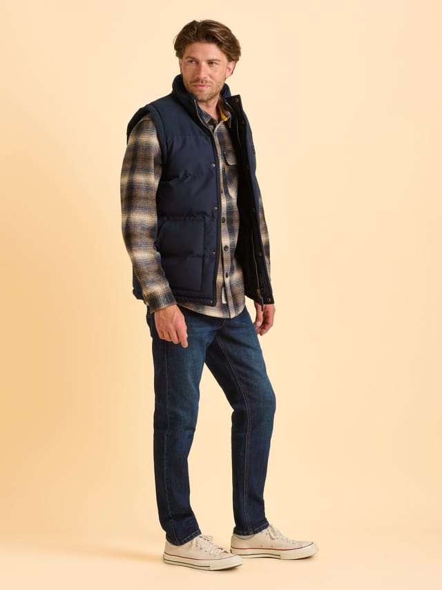 Brakeburn Brakeburn Men's Quainton Gilet in Navy - 3