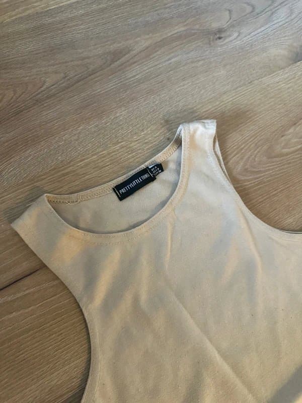 PLT PLT beige bodysuit