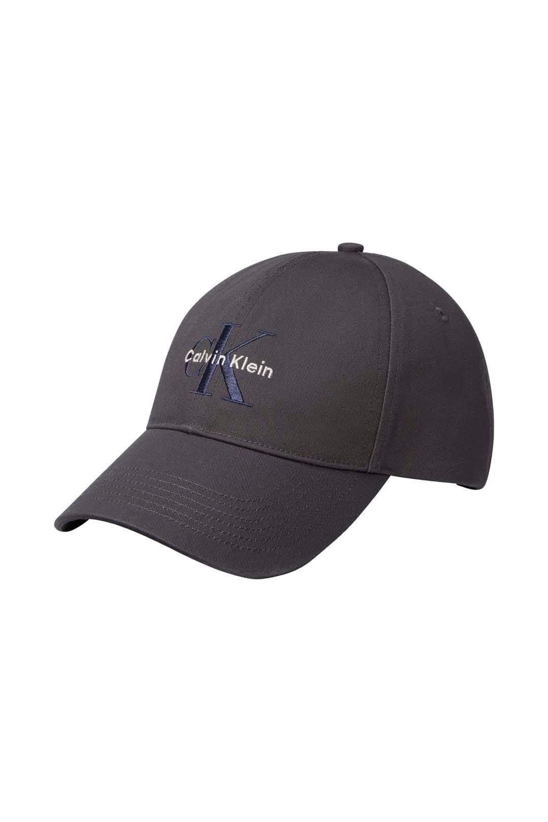 Calvin Klein Calvin Klein Men's Monologo Embroidery Baseball Cap India Ink in Black