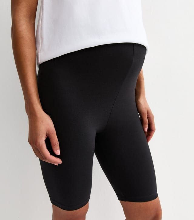 New Look Women's Maternity Pack of 2 Black Cycling Shorts New Look - 2