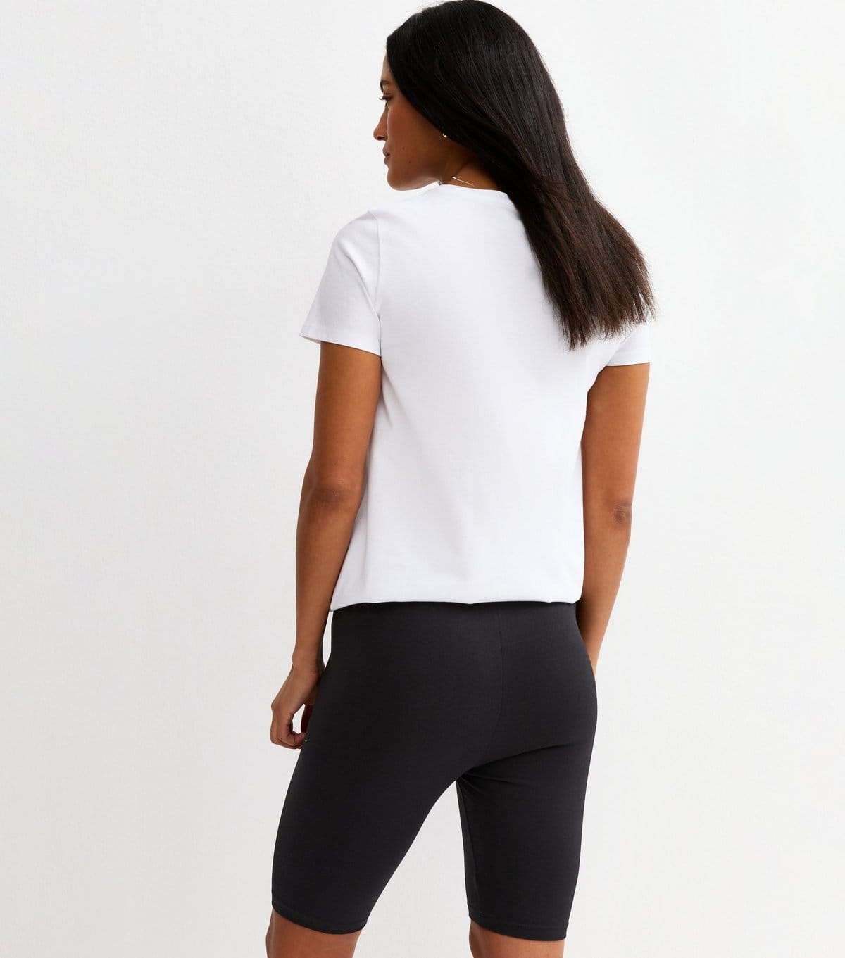 New Look Women's Maternity Pack of 2 Black Cycling Shorts New Look - 4