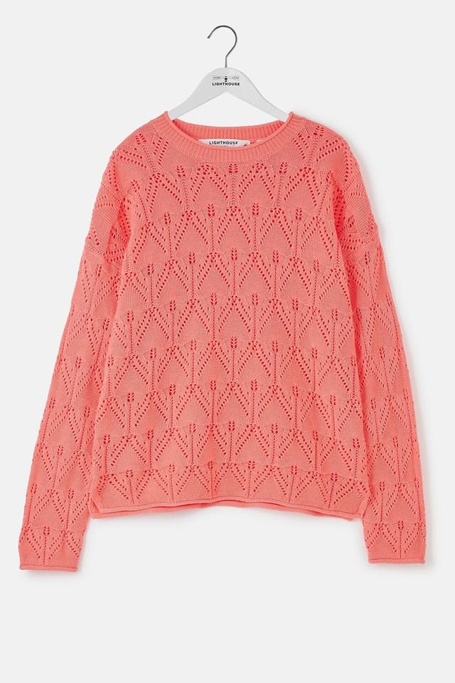 Lighthouse Clothing Lighthouse Clothing Women's Eden Jumper in Coral - 2