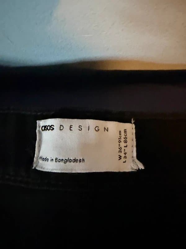 ASOS Retro vintage 90s ASOS black jeans