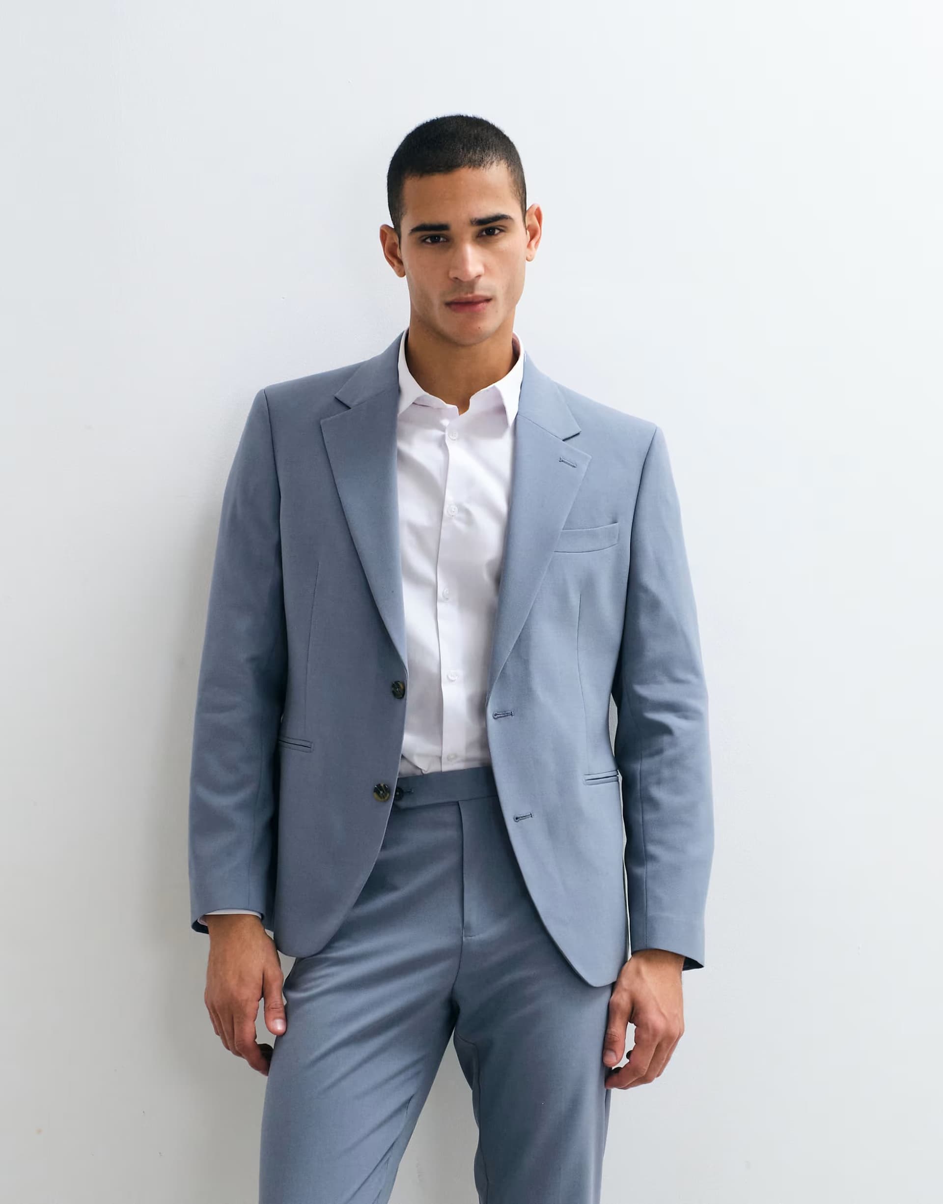 ASOS ASOS DESIGN slim suit blazer in light blue