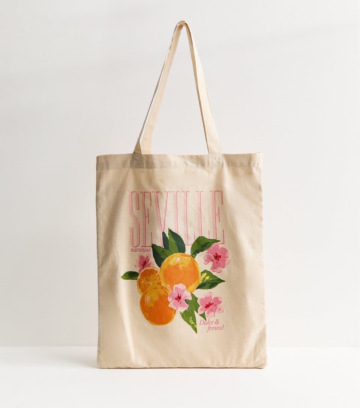 New Look New Look Stone Canvas Seville Tote Bag