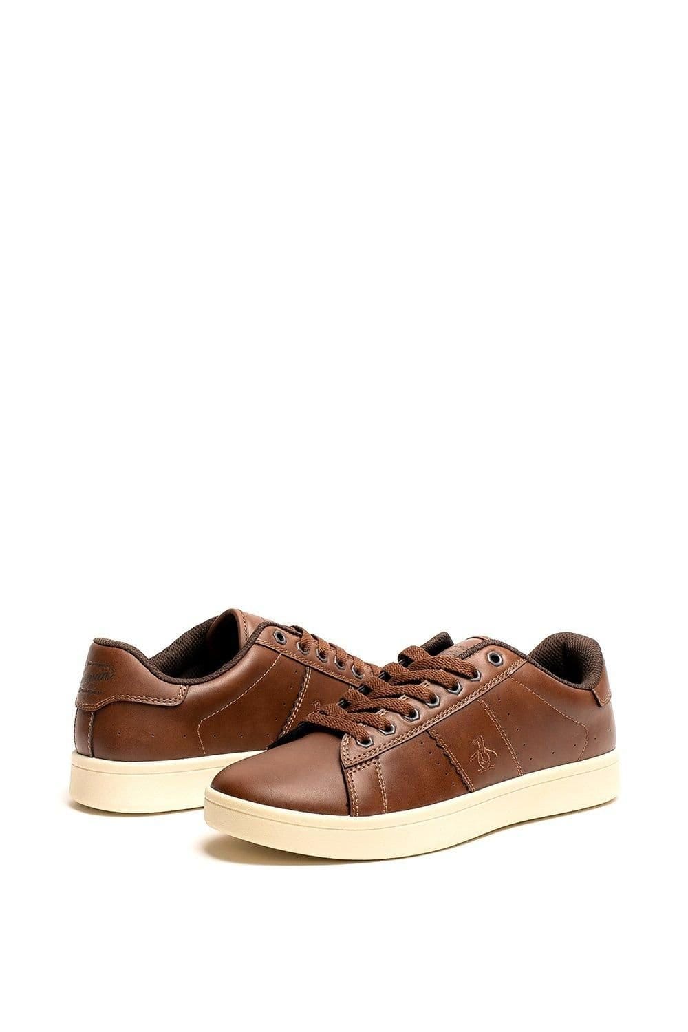 Original Penguin Original Penguin Men's 'Steadman' Cupsole Trainer in Tan - 4
