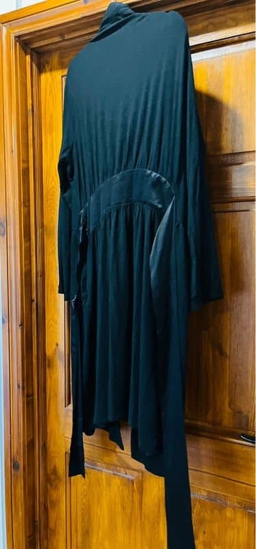 Elle Macpherson Elle MacPherson Intimates Black D/Gown with tie belt & Pockets - M UK10/12 Approx New with Tags
