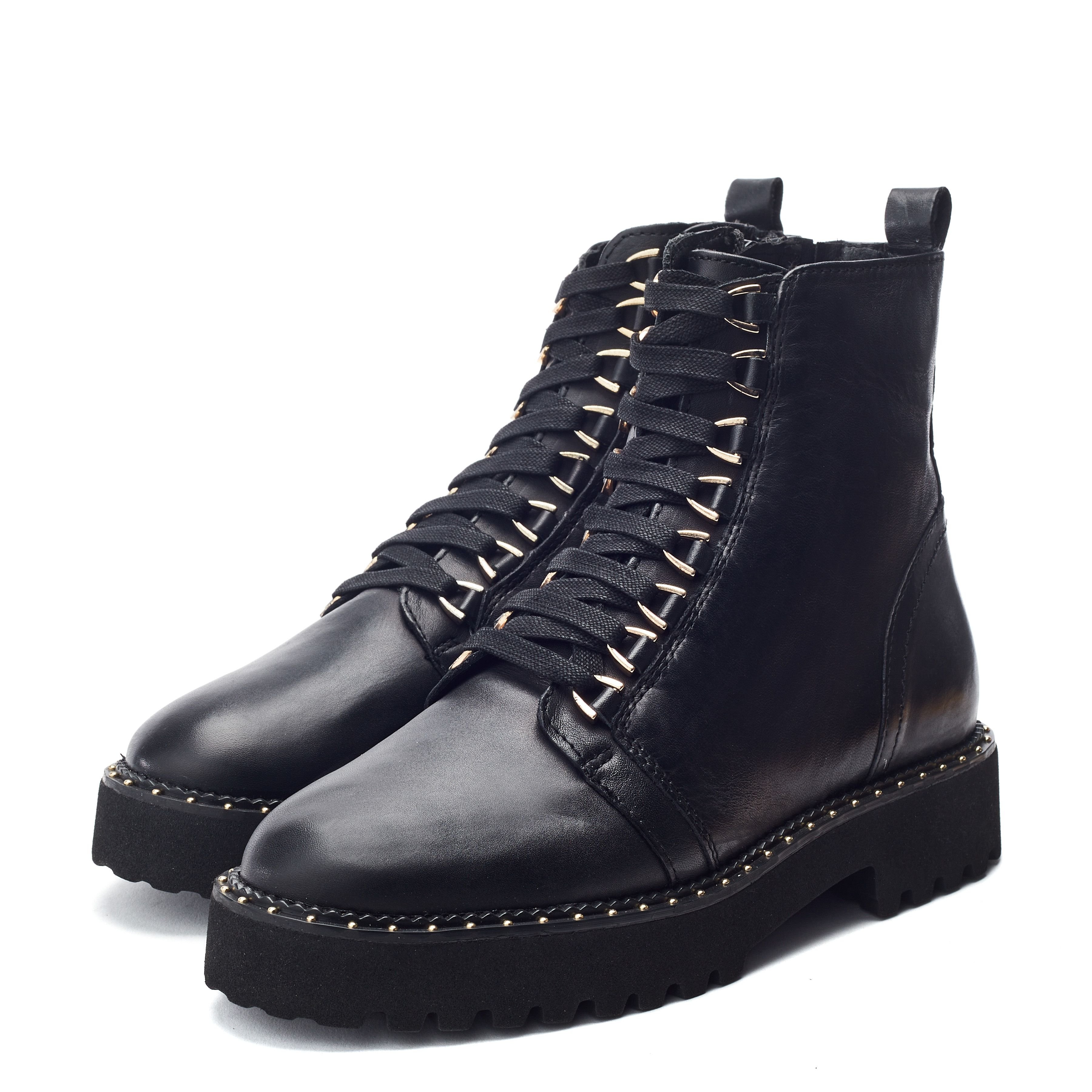 Moda In Pelle Moda In Pelle Women's 'Otabi' Leather Ankle Boots in Black - 2