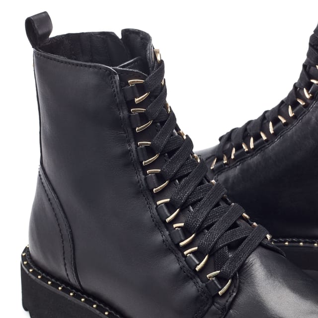 Moda In Pelle Moda In Pelle Women's 'Otabi' Leather Ankle Boots in Black - 3