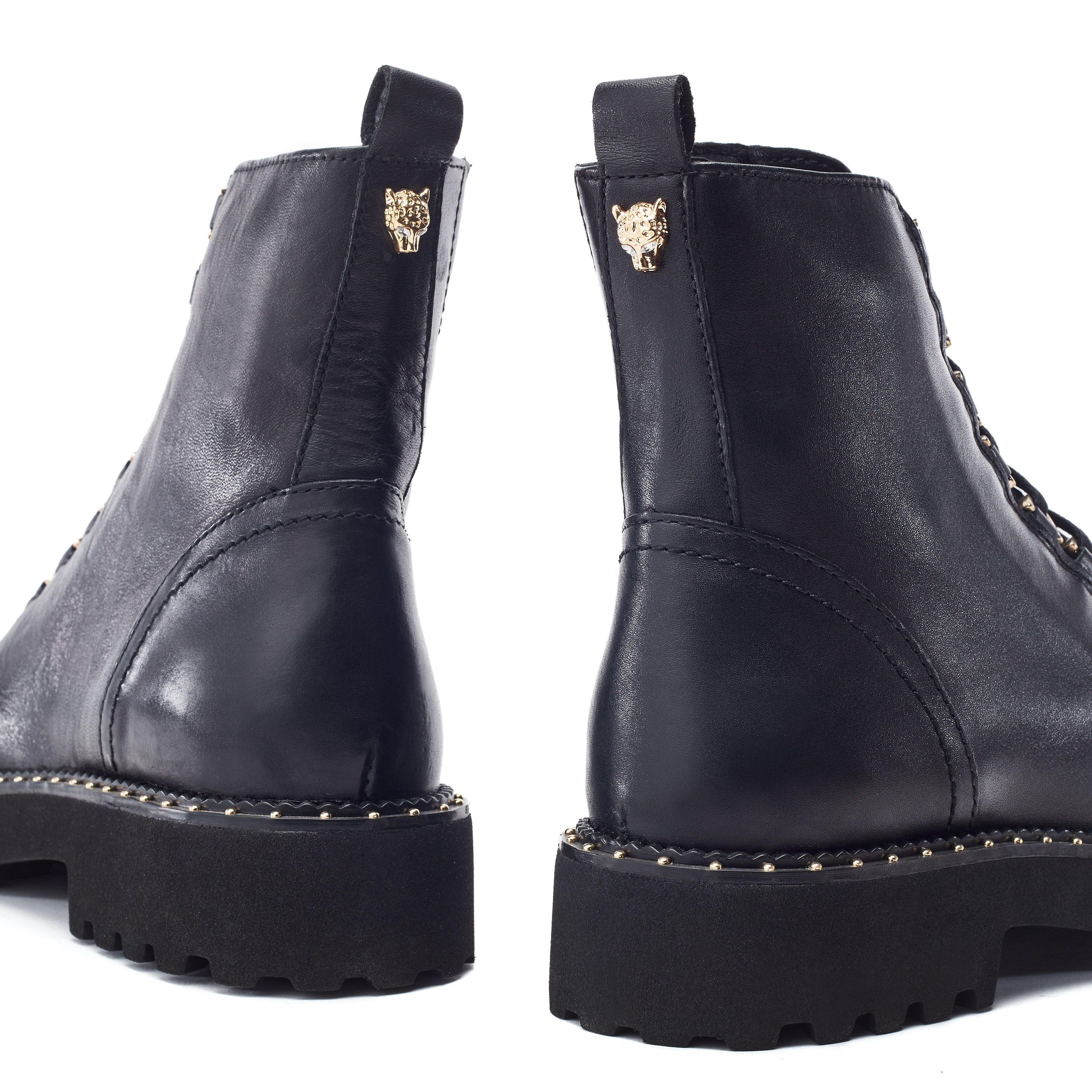 Moda In Pelle Moda In Pelle Women's 'Otabi' Leather Ankle Boots in Black - 4