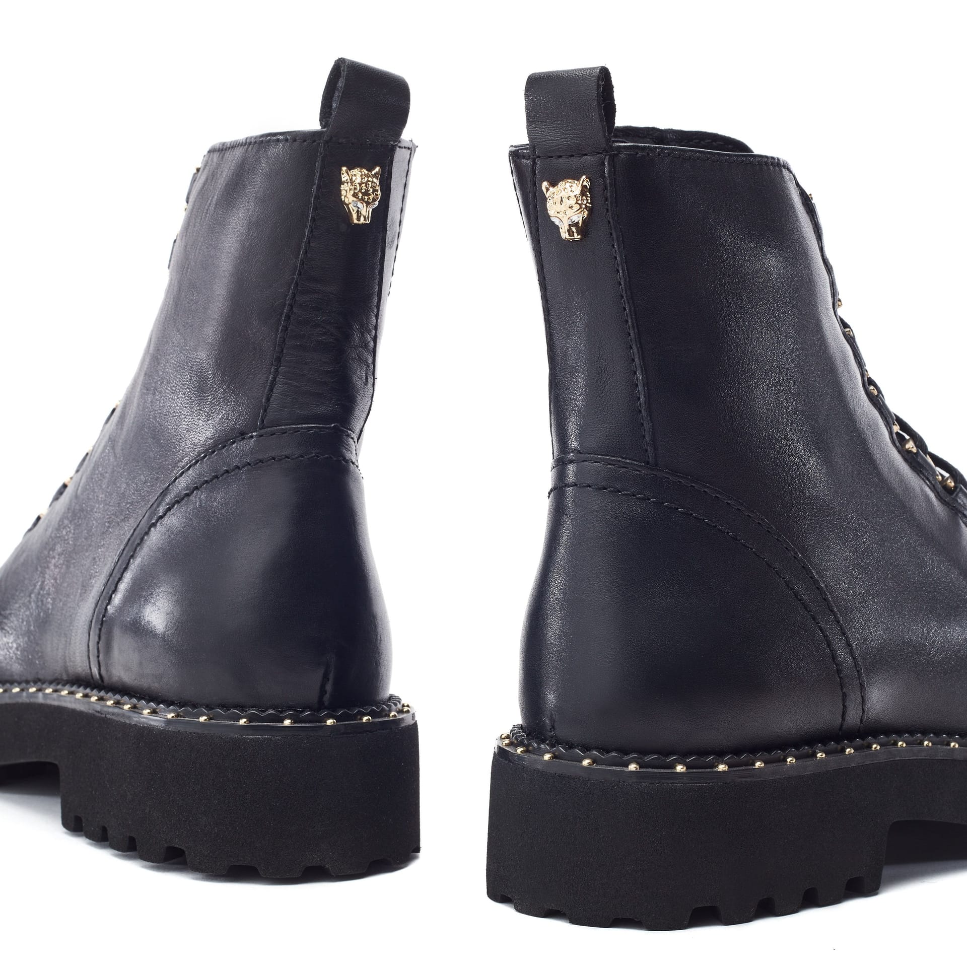 Moda In Pelle Moda In Pelle Women's 'Otabi' Leather Ankle Boots in Black - 4
