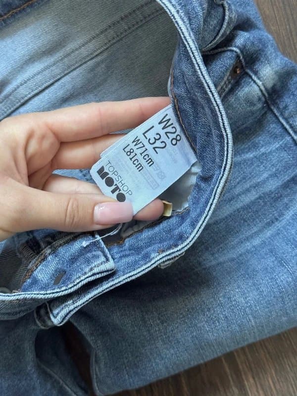 Topshop 2000s Topshop Moto low rise mid wash skinny jeans - UK 10