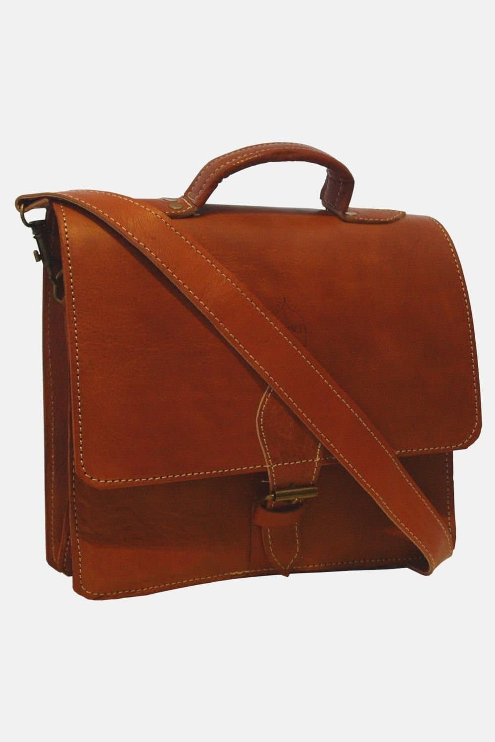 Berber Leather Berber Leather Light Brown Mini Satchel