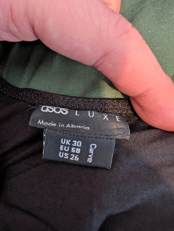 ASOS ASOS Luxe Black Ruched Maxi Skirt - Size 30