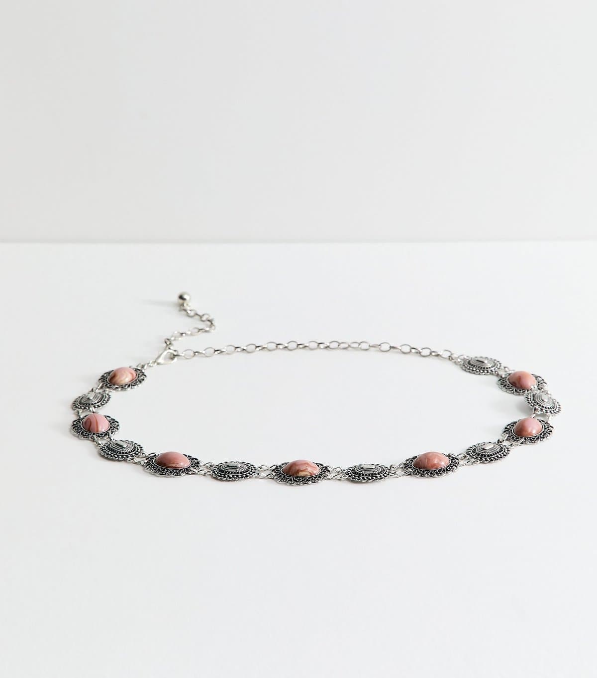 New Look Silver Western Disc Chain Belt New Look