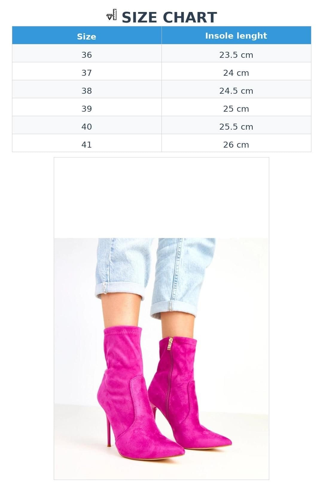 Love Lace Love Lace Women's Sleek Suede Ankle Boots with Pointed Toe Stiletto Heel Zip in Violet - 4