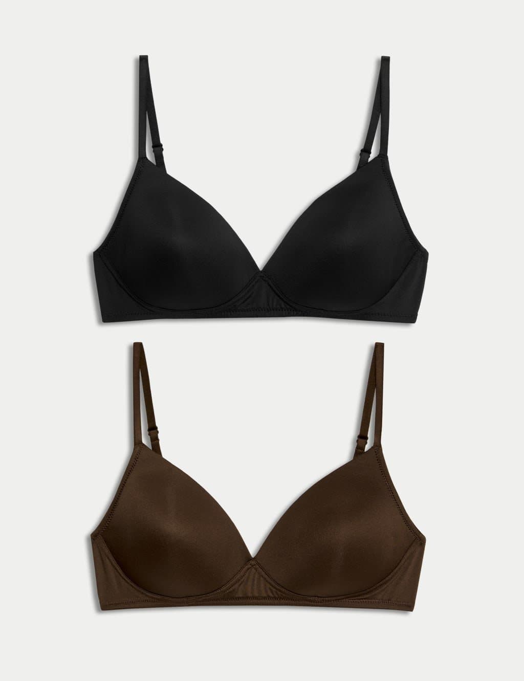 Marks & Spencer M&S 2 Pack Non Wired First Bra Rich Quartz