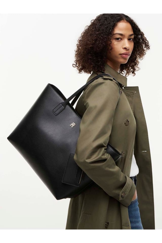Tommy Hilfiger Tommy Hilfiger Women's Icon Tote Black - 3
