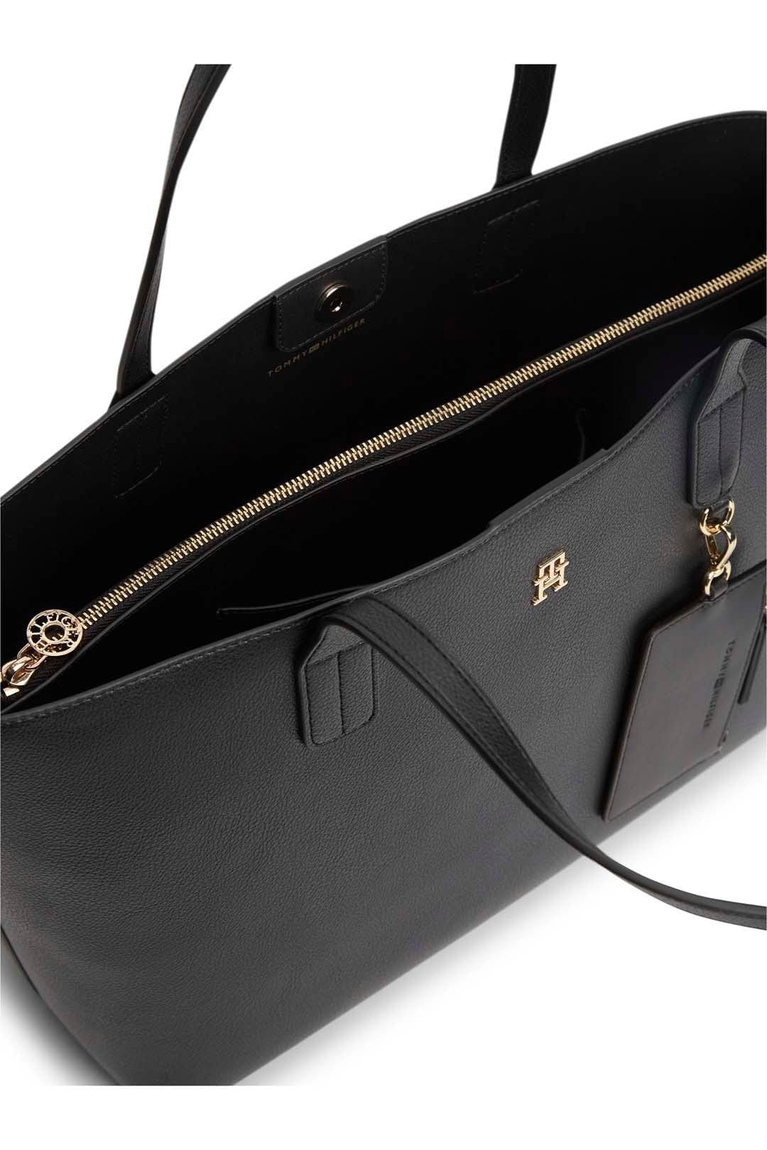 Tommy Hilfiger Tommy Hilfiger Women's Icon Tote Black - 4