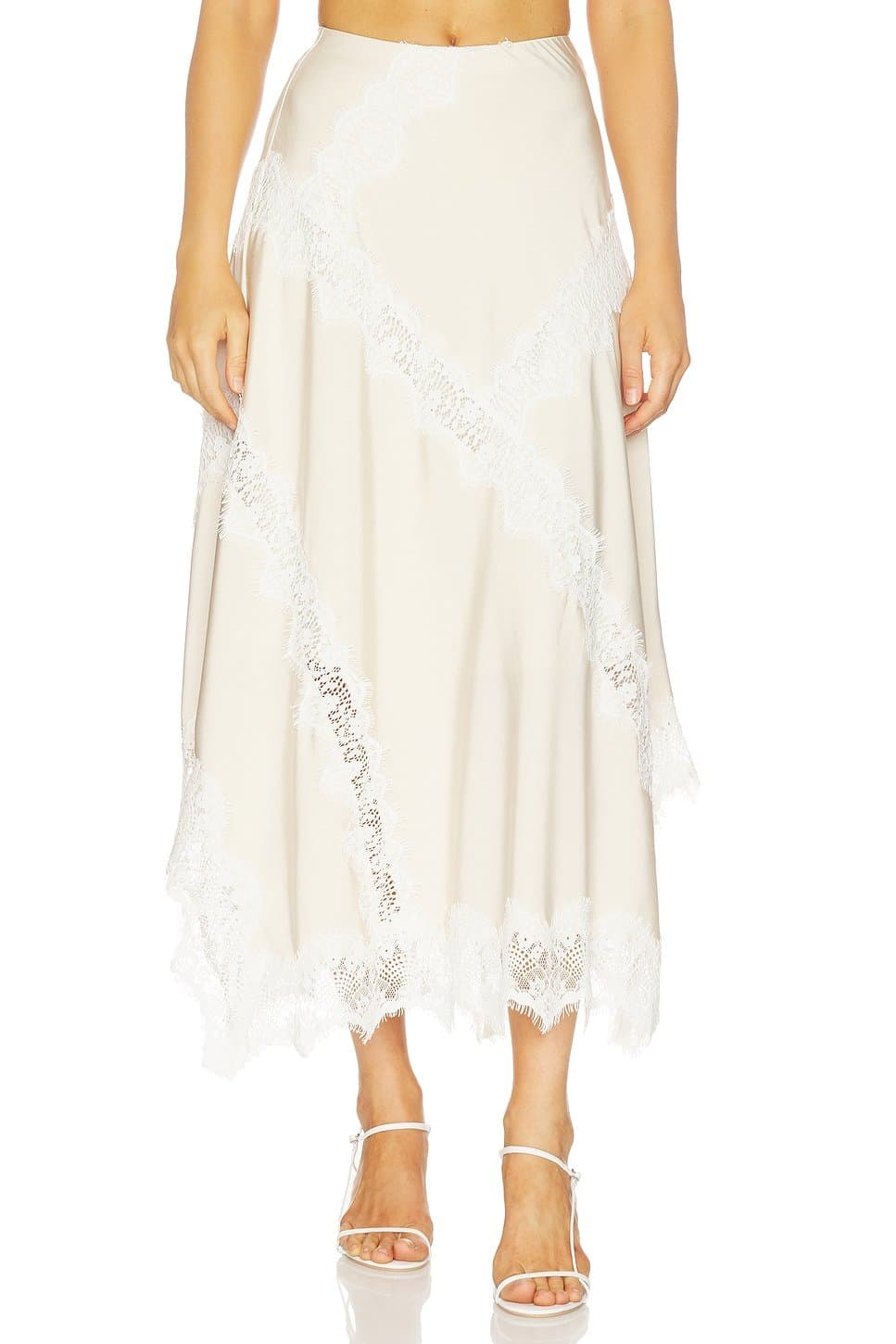 revolve Merrick Lace Maxi Skirt