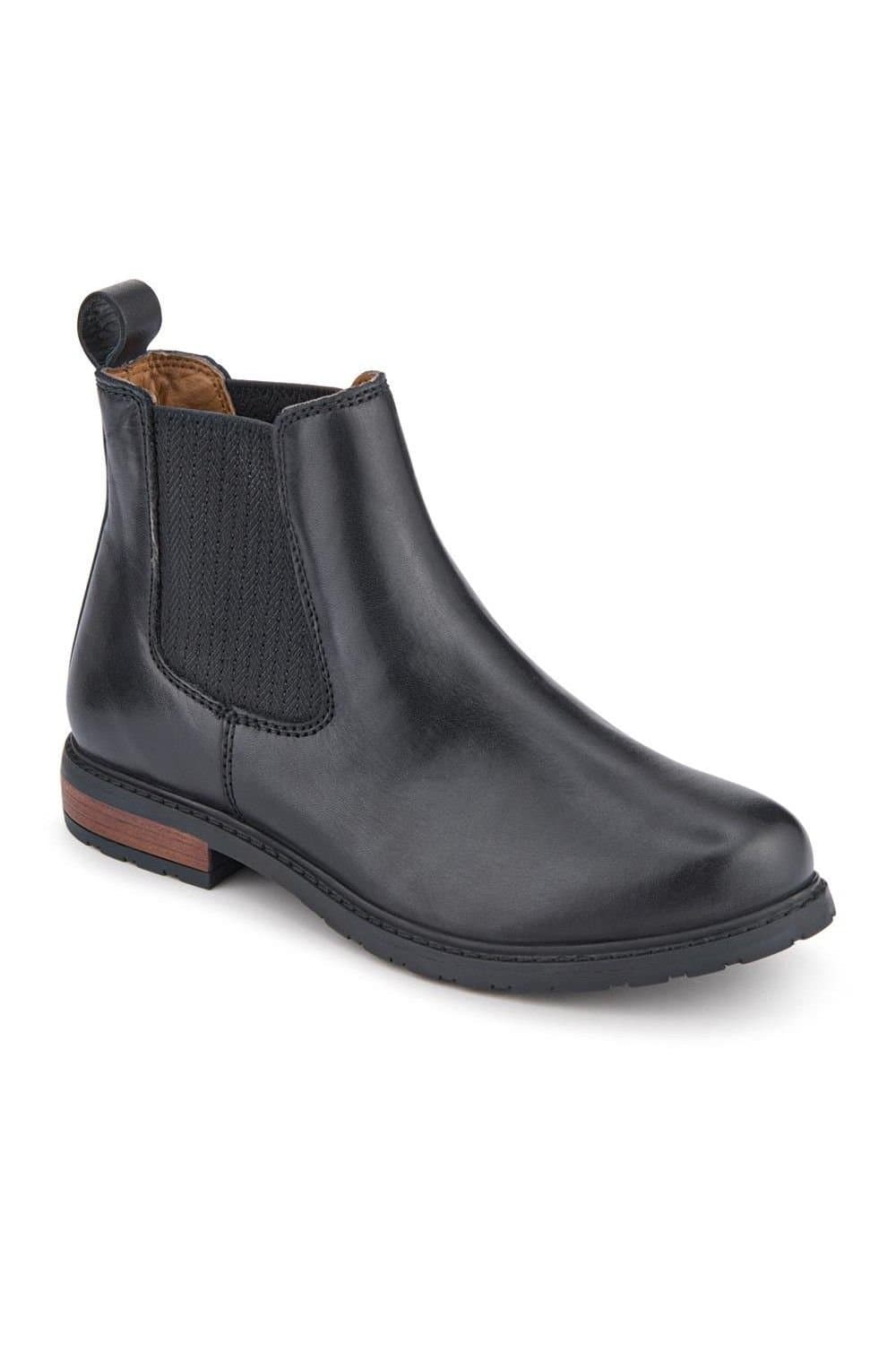 Jones Bootmaker Jones Bootmaker Women's Mayah Leather Chelsea Boots in Black