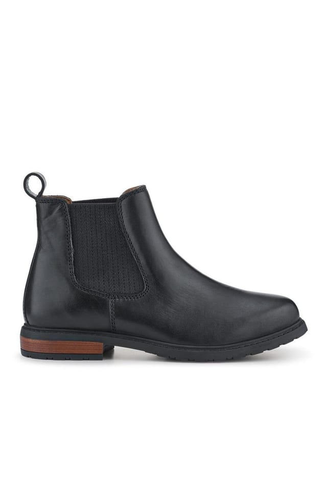 Jones Bootmaker Jones Bootmaker Women's Mayah Leather Chelsea Boots in Black - 2
